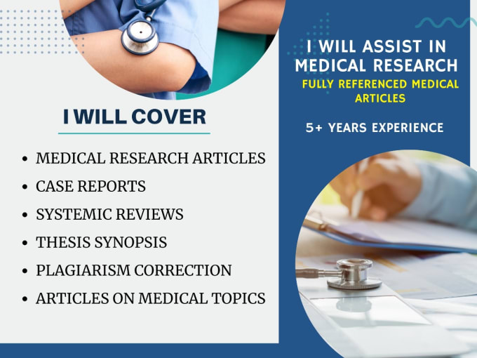 Gig Preview - Write  research medical articles and health blogs as a doctor