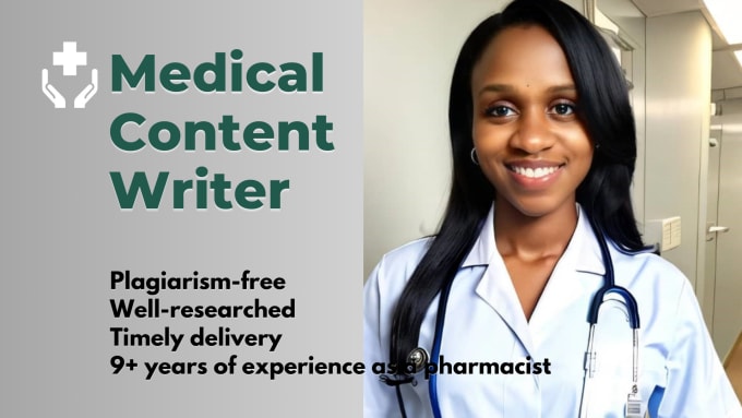 Gig Preview - Write SEO medical or health articles as I am a pharmacist