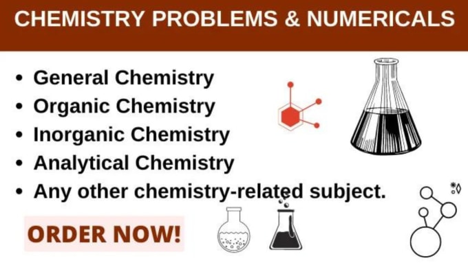 Gig Preview - Solve your chemistry problems