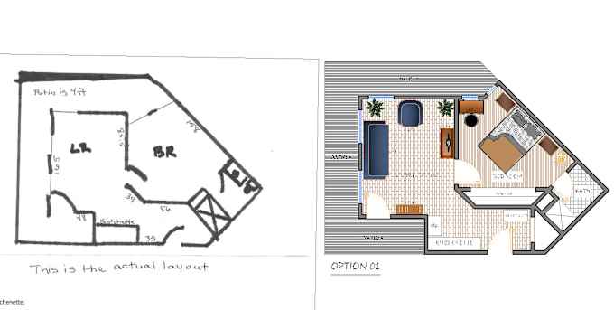 Gig Preview - Convert pdf, jpg, blueprints, sketch to autocad, revit, dwg