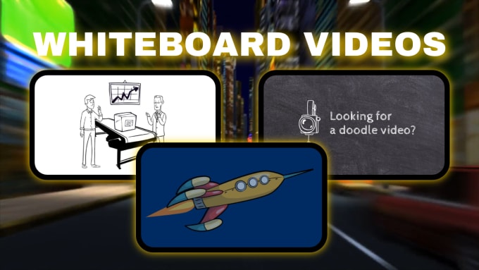 Gig Preview - Create an engaging whiteboard animation explainer videos for your brand