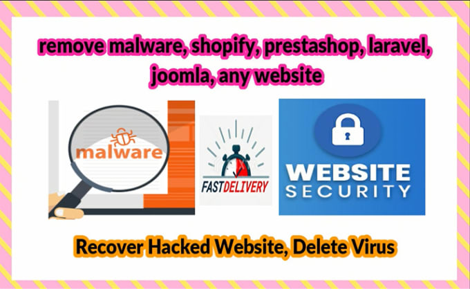 Gig Preview - Do malware removal from wordpress, shopify, prestashop, and PHP website