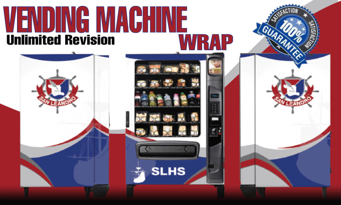 Gig Preview - Design awesome, VIP, creative vending machine and atm machine wrap