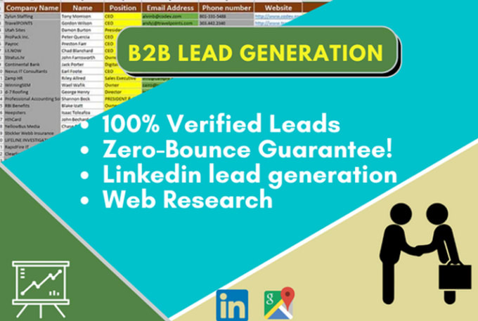 Gig Preview - Provide b2b lead generation services for your targeted industry