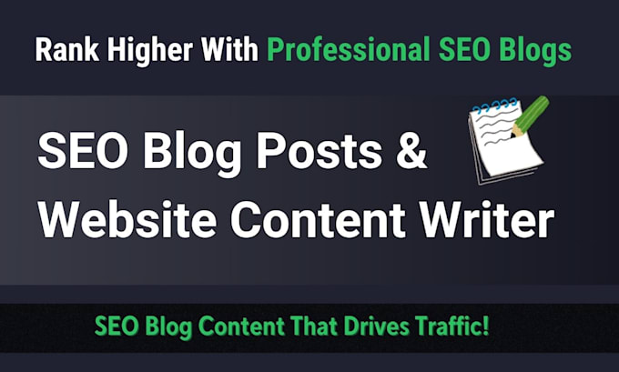 Bestseller - write SEO optimized articles and blog posts with images