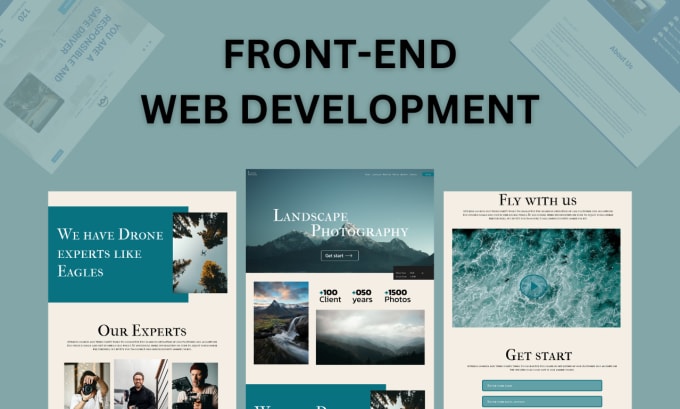 Gig Preview - Do front end web development using html css js