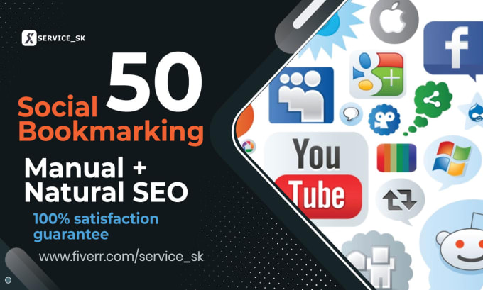 Gig Preview - Create manually and naturally 50 social bookmarks backlinks