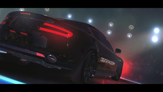 Gig Preview - Create amazing car intro logo animation