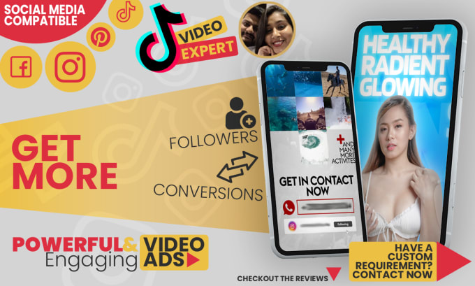 Gig Preview - Create an eye catching tiktok ad