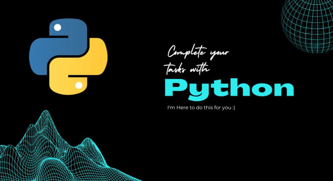 Gig Preview - Provide python programming services for automation