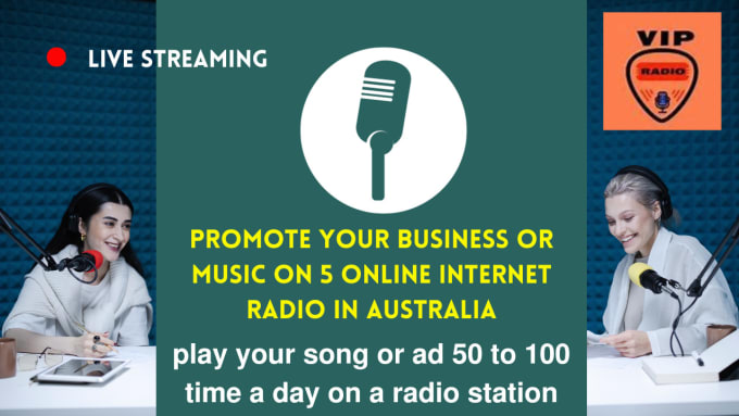 Gig Preview - Promote your business or music on 5 popular radio stations in australia