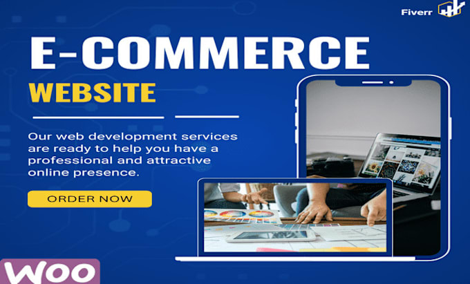 Gig Preview - Create ecommerce website using woocommerce online store