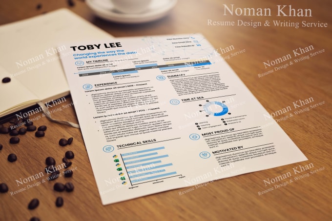 Gig Preview - Do professional resume design with infographics