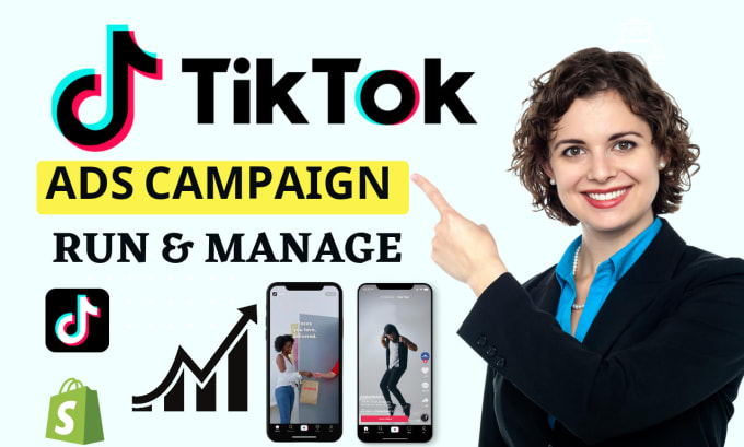 Gig Preview - Create tik tok ads and manage your tik tok campaigns