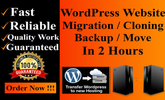 Gig Preview - Website software migration, backup and restoration services