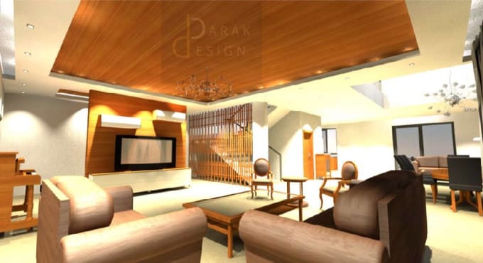 Gig Preview - Design 2d and 3d plans, exterior and interior model, and rendering