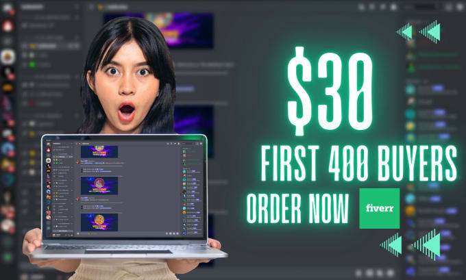 I will setup gaming, nft, or anime discord server for $40, freelancer  fxepro (fxepro) – Kwork