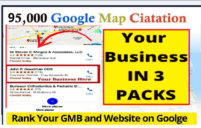 Gig Preview - Do do 90,000 google maps citations for gmb ranking and local business SEO