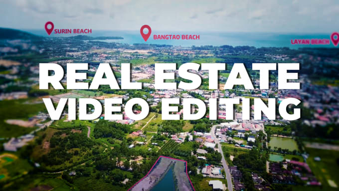 Gig Preview - Real estate drone video editing with location marking