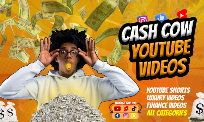 Gig Preview - Create automated cash cow videos, cash cow youtube , cash cow channel, cash cow