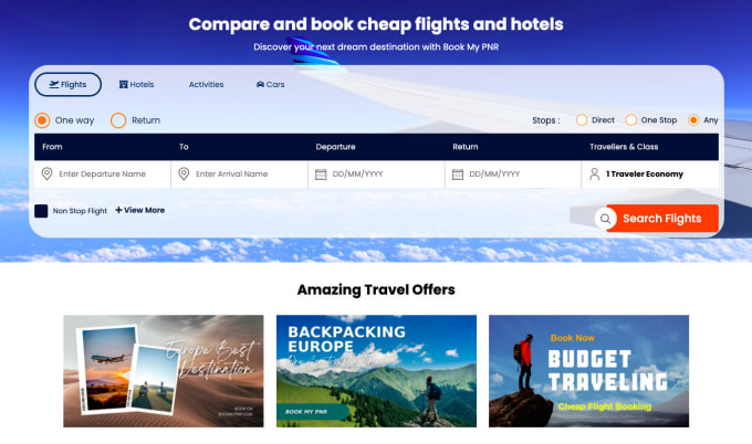 Bestseller - build a travel portal using API of your choice