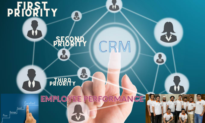 Gig Preview - Develop customized CRM with employee performance