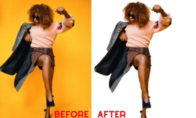 Gig Preview - Do background remove from image, retouch and resize an image