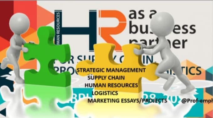 Gig Preview - Research on strategic mgt, supply chain, human resources, marketing, logistics