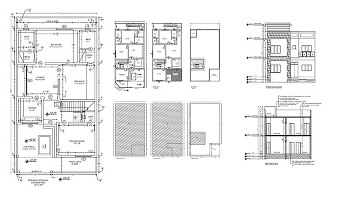 Gig Preview - Be your architectural draftsman for building drawings