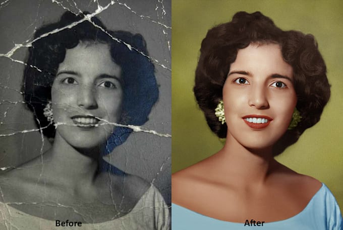 Gig Preview - Upscale, restore, colorize and enhance old images