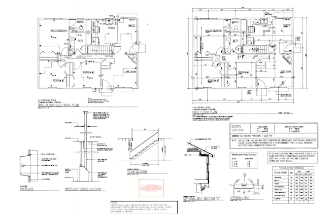 Gig Preview - Draw 2d floor plans and architectural drawings in autocad