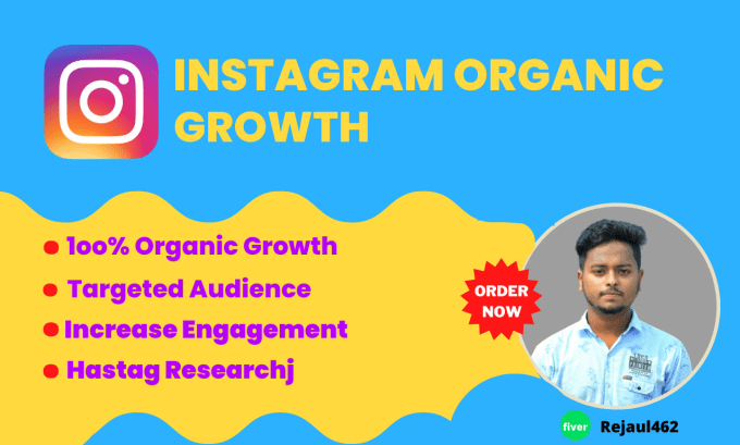 Gig Preview - Do grow your instagram organically