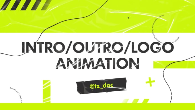 Gig Preview - Create custom intro,outro or logo animation