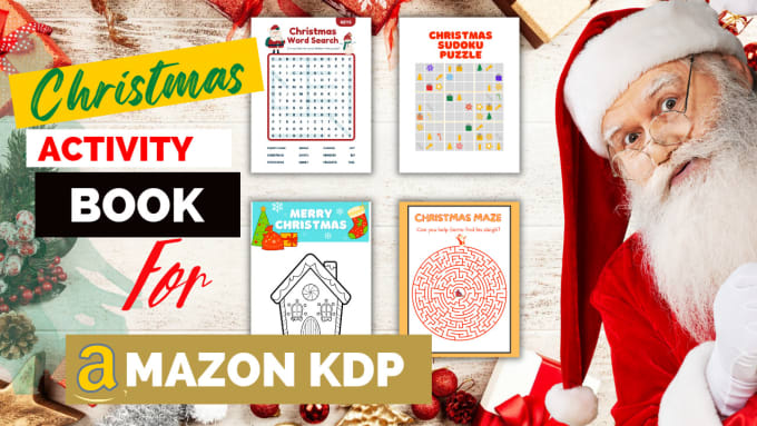 Gig Preview - Design activity book interiors, cover, and keywords for amazon KDP