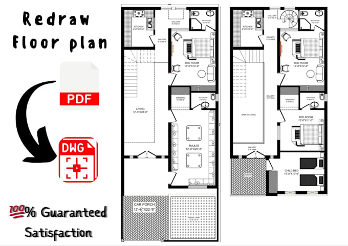 Gig Preview - Convert sketch,jpg,blueprint,pdf to autocad, cad, dwg