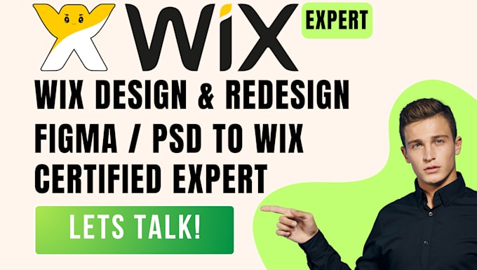 Gig Preview - Build custom wix website design or redesign,clone and revamp