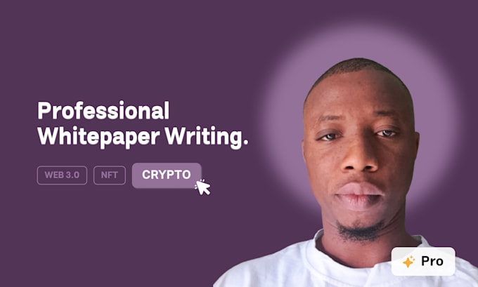 Gig Preview - Write and design a professional crypto and nft white paper