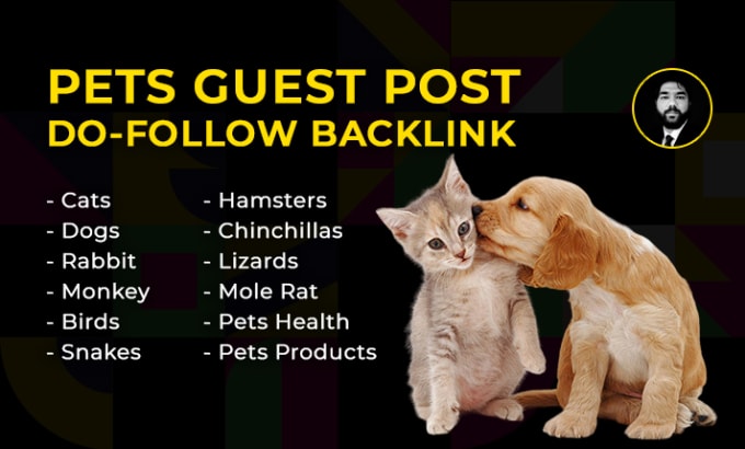 Gig Preview - Do pets guest post with a dofollow backlink on my blog