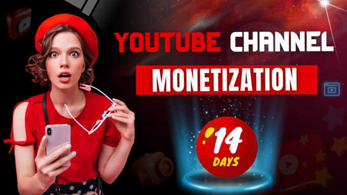 Gig Preview - Do organic youtube channel promotion and channel monetization