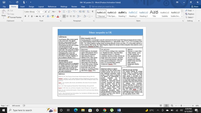 Bestseller - do a poster in ms office on any topic