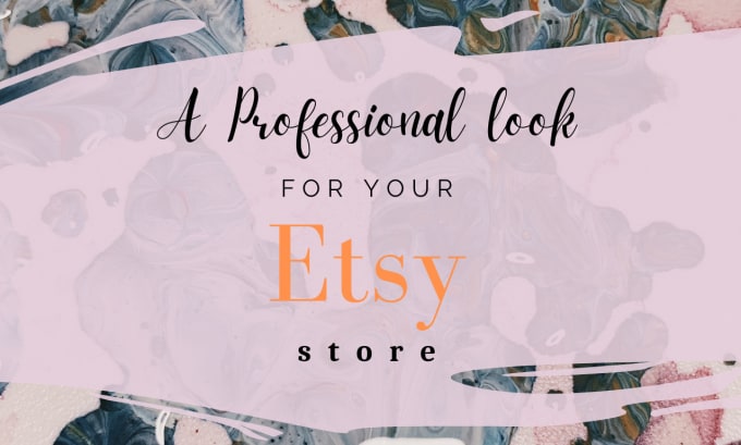 Gig Preview - Design a clean etsy shop banner and icon