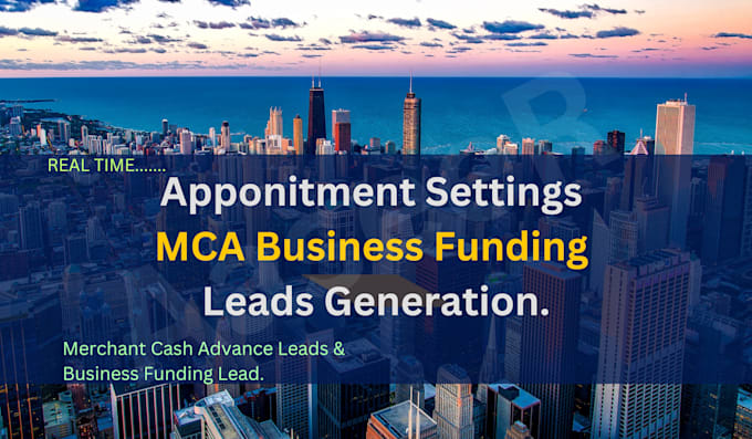 Gig Preview - Provide mca leads on real time appointment setting