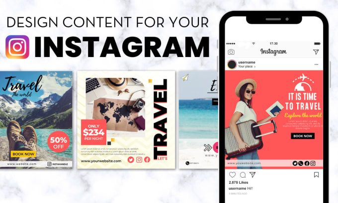 Gig Preview - Design professional instagram post or stories