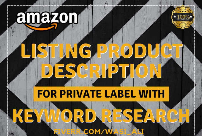 Gig Preview - Do amazon listing creation, content writing with advanced keyword research