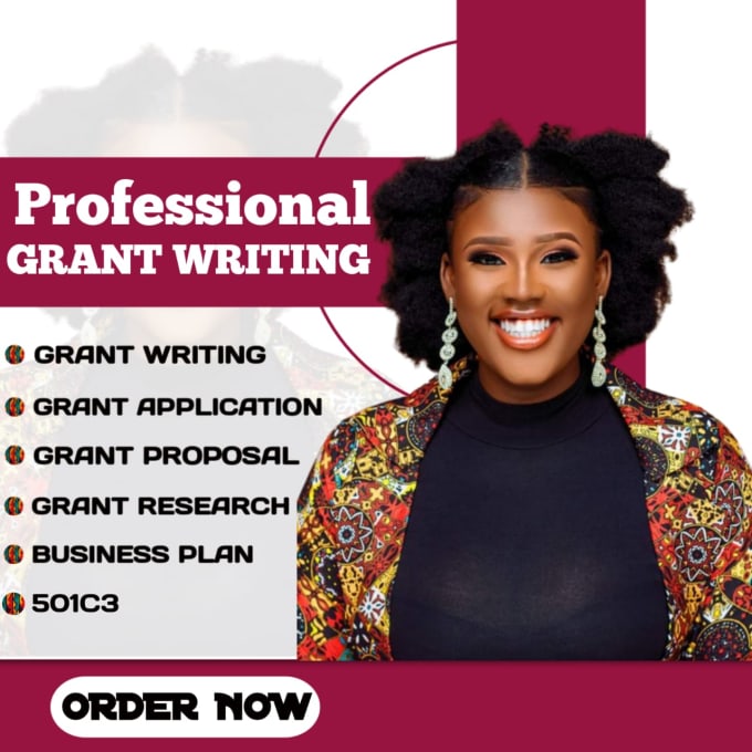 Gig Preview - Write grant proposal, do grant application and grant writers