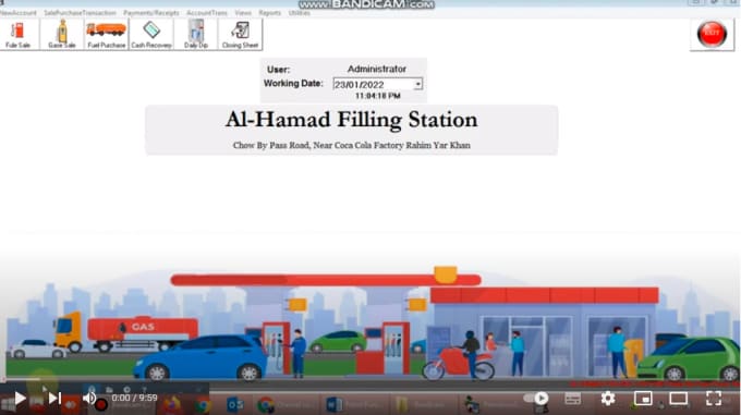 Gig Preview - Petrol pump and cng station complete  software