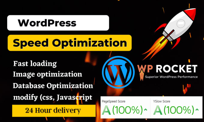 Gig Preview - Do wordpress website speed optimization and fast loaded