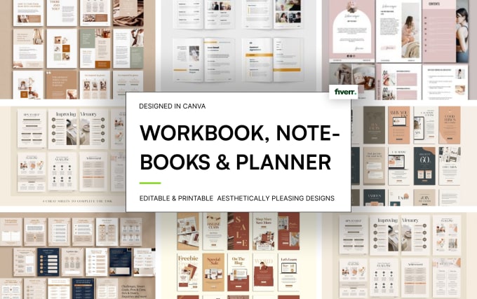 Gig Preview - Design notebooks, worksheets and planners your etsy shop