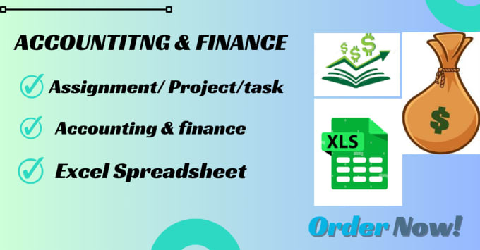 Gig Preview - Spreadsheet projects, finance accounting task  assignments