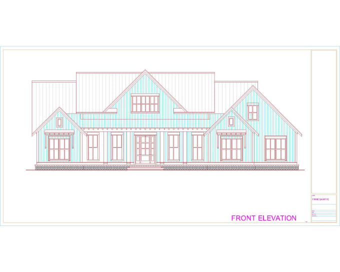 Gig Preview - Draw floor plan, framing plan, and mep drawings for permit